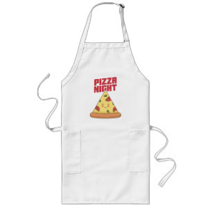 Delantal Largo Noche de Pizza