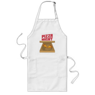 Delantal Largo Noche de Pizza
