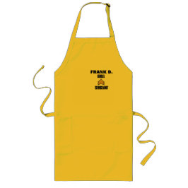 Delantal Largo Nombre personalizado #fathersday Pocket Aprons