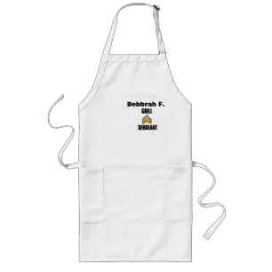 Delantal Largo Nombre personalizado #Mothersday Pocket Aprons