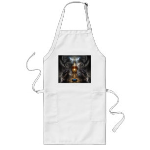 Delantal Largo Orb De Apron De Arte Fractal Ligero