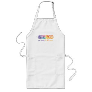 Delantal Largo Orgullo arcoiris de la ventana gótica