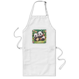 Delantal Largo Ositos de peluche lindos pandas - Estilo Anime