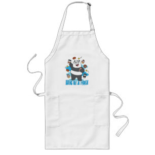Delantal Largo Oso Panda - ¡Abrazo en una taza!