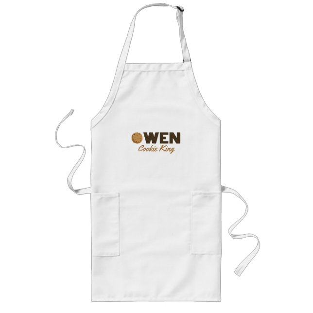 Delantal Largo Owen cookie King long apron (Frente)
