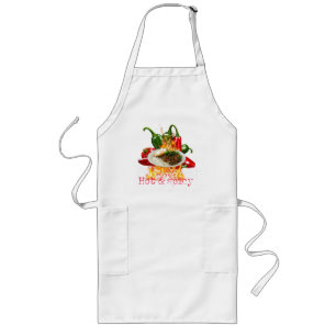 Delantal Largo Padkrapao de Apron caliente y picante