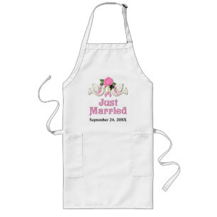 Delantal Largo Palo y Rosa - Solo camiseta casada