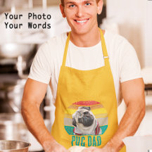 Papel de foto de pug con problemas en la vendimia 