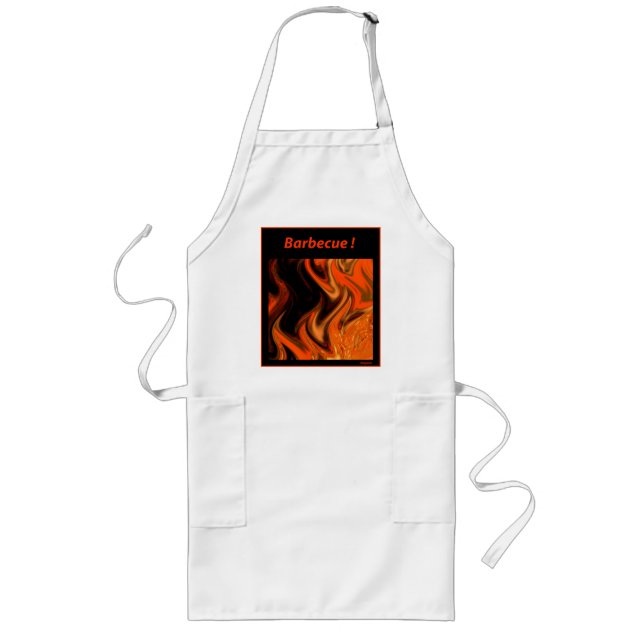 Delantal Largo Parrillada Flame Apron (Frente)
