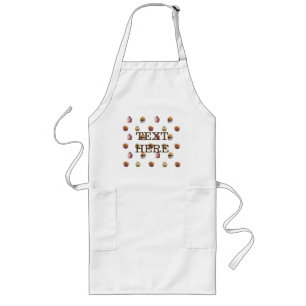 Delantal Largo Pasteles dulces Personalizado Long Apron