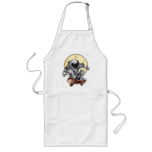 Delantal Largo Patinador Astronauta