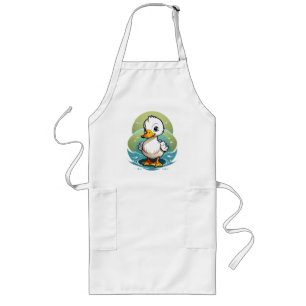 Delantal Largo pato-blanco