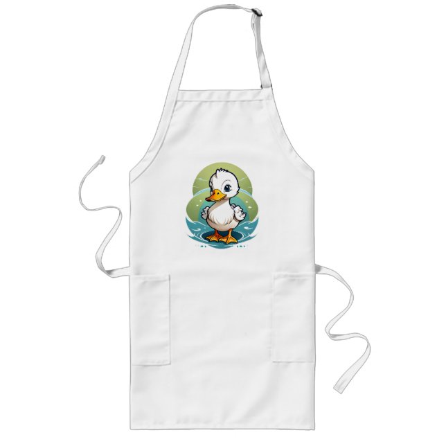 Delantal Largo pato-blanco (Frente)