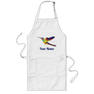 Delantal Largo Peggy Ann Bird Collection-Peggy Hummingbird Apron
