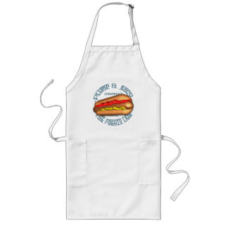 Delantal Largo Perrito caliente poderoso del perro personalizado