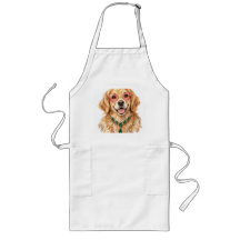 Perrro Retriever Dorado Acuarela | Arte Amante de 