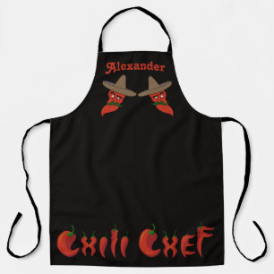Delantal Largo Personalizable Chilli Chef