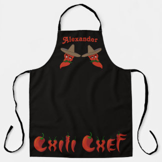 Delantal Largo Personalizable Chilli Chef