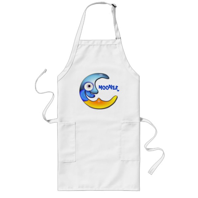 Delantal Largo Personalizado loco "Mooner" Apron (Frente)