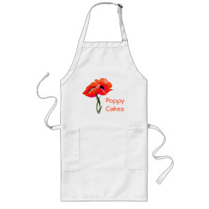 Delantal Largo Personalizado Poppy Chef Apron