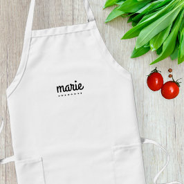 Delantal Largo Personalized apron with name / Kitchen apron 