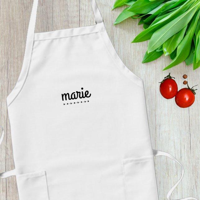 Delantal Largo Personalized apron with name / Kitchen apron  (Subido por el creador)
