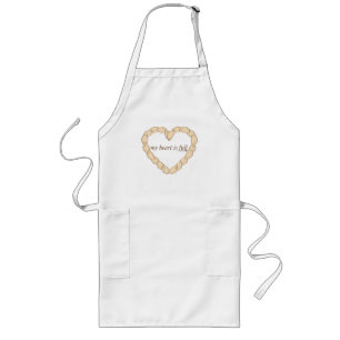 Delantal Largo Pierogi Heart Apron
