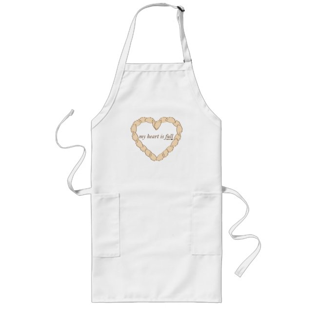 Delantal Largo Pierogi Heart Apron (Frente)