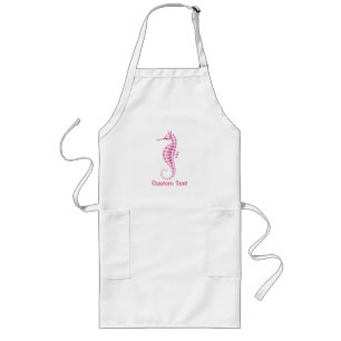 Delantal Largo Pink Seahorse
