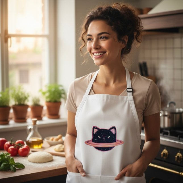 Delantal Largo Planet Cat Long Apron (Subido por el creador)