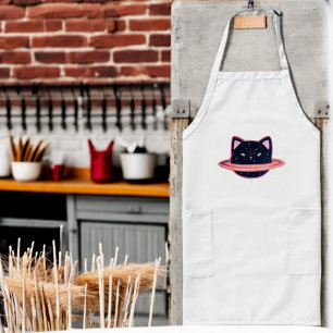 Delantal Largo Planet Cat Long Apron
