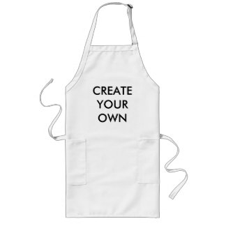 Delantal Largo Plantilla Apron Blank Personalizada para personali