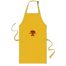 Delantal Largo Playful and Funny Personalizado Coffee Cup