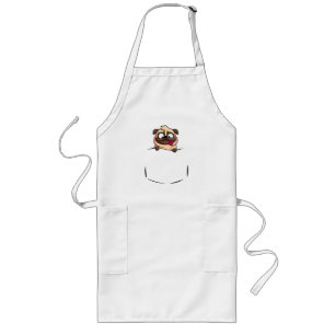 Delantal Largo Pocket Pug Puppy