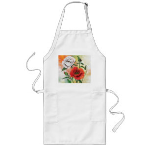 Delantal Largo Poppies Apron