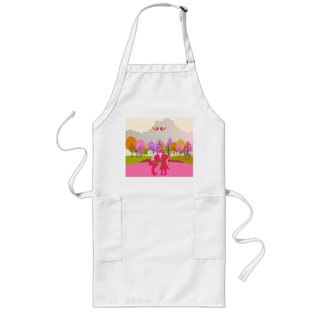 Delantal Largo primer beso (Frente)