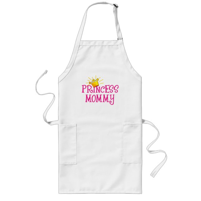 Delantal Largo Princesa Mommy T-shirts, regalos (Frente)