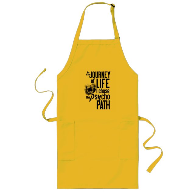 Delantal Largo Psycho Path apron (Frente)
