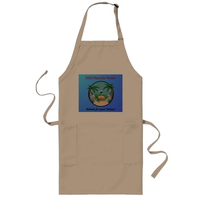 Delantal Largo Puako Wines Long Apron (Frente)