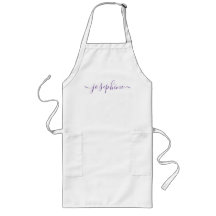 Púrpura Nombre de guión personalizado adulto