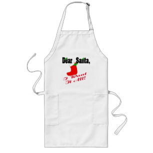 Delantal Largo Querido Santa Apron