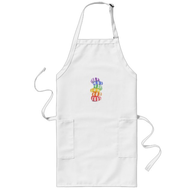 Delantal Largo RAINBOW CANDY Long Apron (Frente)