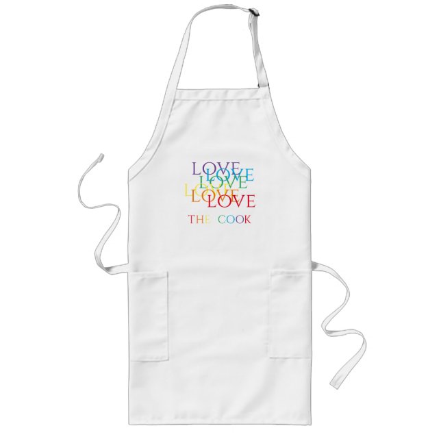 Delantal Largo RÁINBOW LOVE Long Apron (Frente)