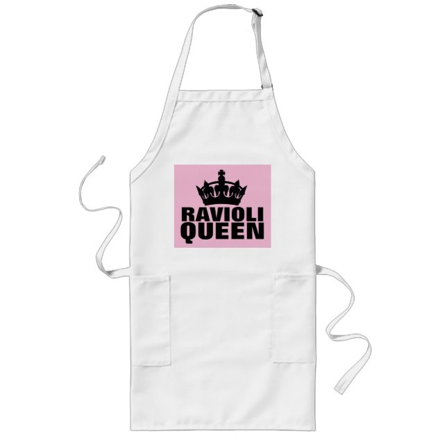 DELANTAL LARGO RAVIOLI QUEEN KITCHEN APRON (Frente)