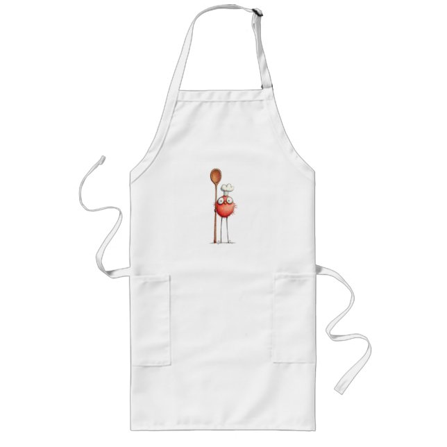Delantal Largo Red Bird Apron (Frente)