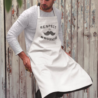 Delantal Largo Respeto al bigote de bigote