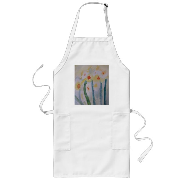 Delantal Largo Resumen Daffodils Apron (Frente)