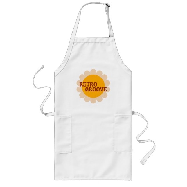 Delantal Largo Retro Groove Long Apron (Frente)