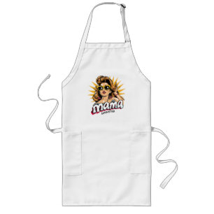 Delantal Largo Retro mamá pop Art 1 personalizado