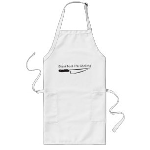 Delantal Largo Retroceda, yo están cocinando